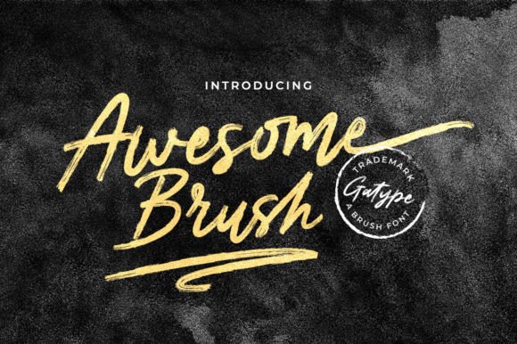 Awesome Brush: A Handwritten Font That Elevates Campaign Visuals