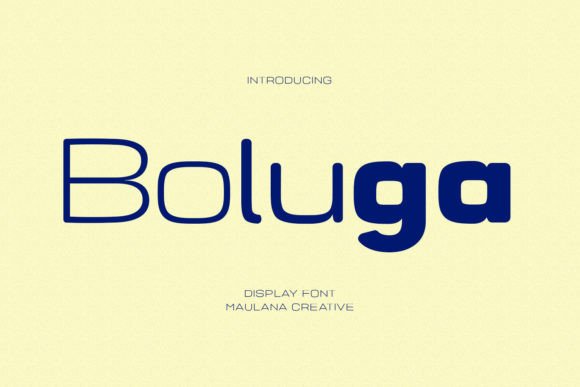 Boluga: A Distinctive Display Font for Modern Web Branding