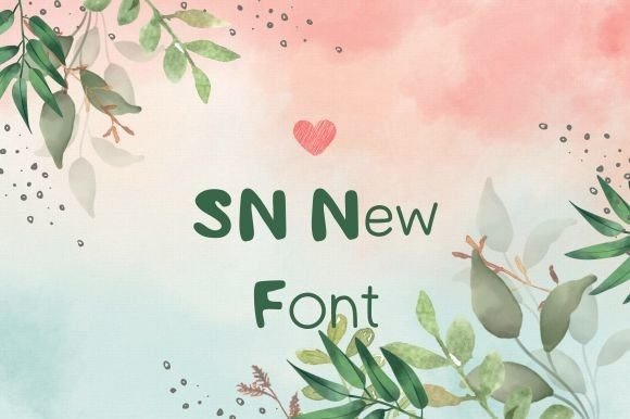 Bringing Your Craft to Life with the Sn New Font