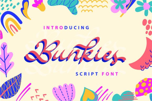 Bunkies: A Playful Script Font for Brand Personality