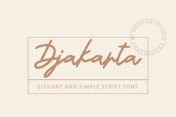 Djakarta: A Handwritten Font for Elegant Branding