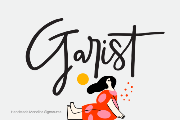 Garist: A Natural Signature Font for Editorial Design