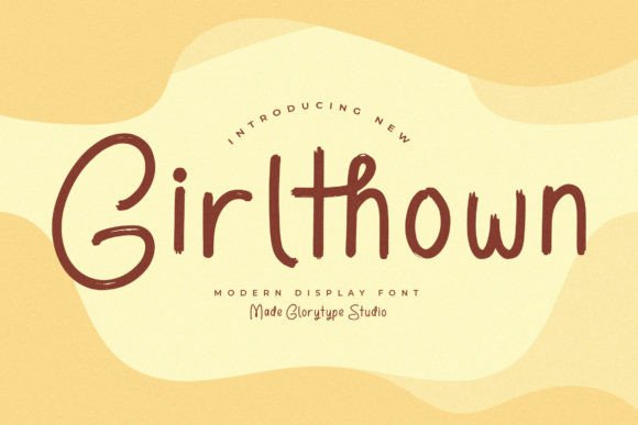Girlthown: A Modern Handwritten Font for Editorial Design