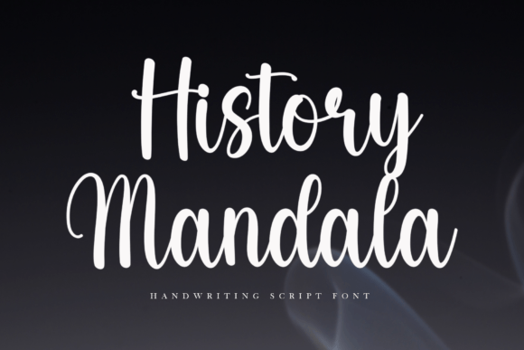 History Mandala: A Luxurious Script Font for Editorial Elegance
