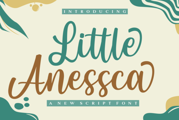 Little Anessca: A Charming Script Font for Creative Websites