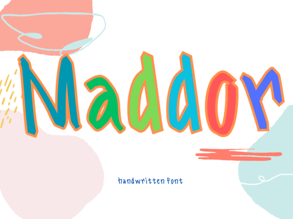Maddor: A Quirky Handwritten Font for Digital Branding