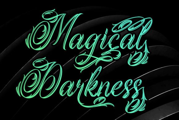 Magical Darkness: A Gothic Script Font for Editorial Atmosphere