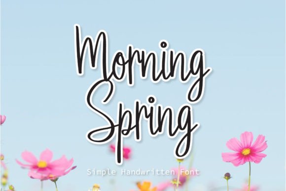 Morning Spring: The Script Font That Feels Like Ink and Air