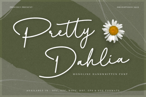 Pretty Dahlia: Adding a Delicate Script to Your Brand Identity