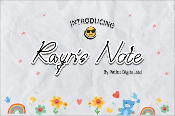 Rayn s Note: A Friendly Script Font for Modern Marketing