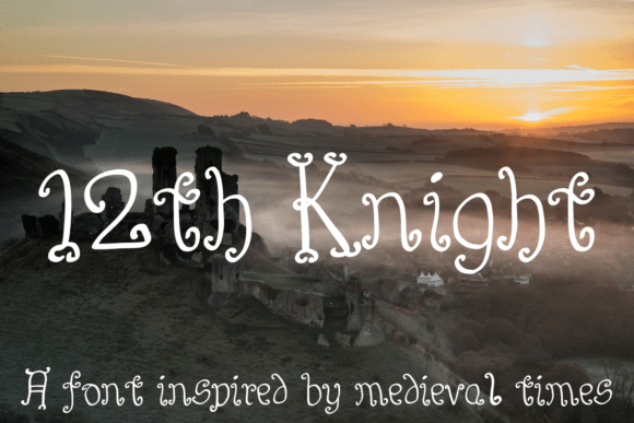 The 12th Knight Font: A Display Typeface Built for Modern Campaigns