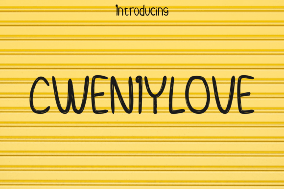The Cweniylove Font: A Bold and Readable Typeface for Entrepreneurs