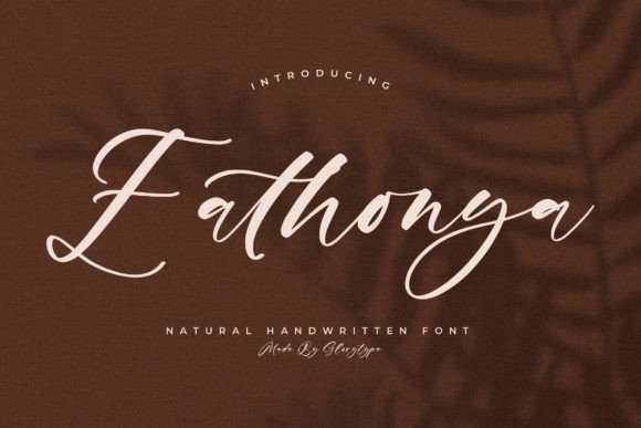 The Editorial Charm of Eathonya: A Handwritten Font for Publishing
