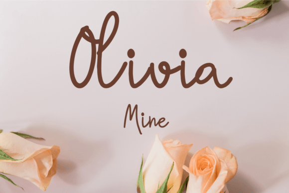 The Olivia Mine Font: A Stylish Script for Creative Makers