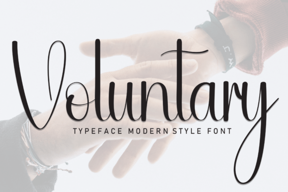 The Voluntary Font: A Friendly Handwritten Script for Modern Marketing