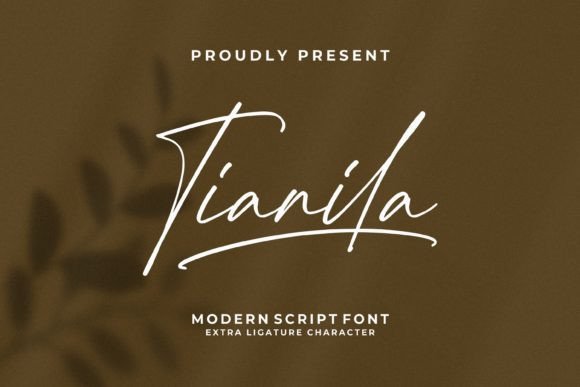 Tianila: A Script Font Designed for Creative Hands