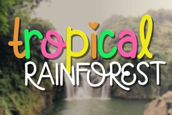 Tropical Rainforest: A Font for Warm and Authentic Web Design