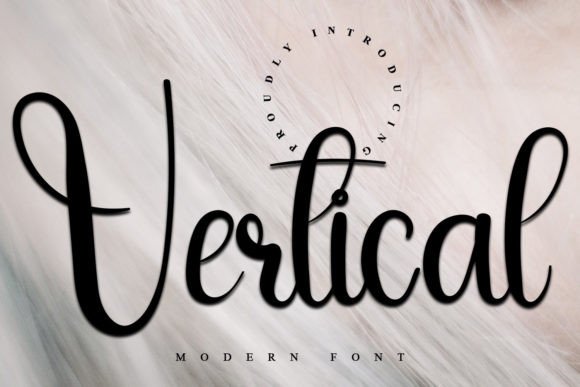 Vertical: A Script Font Designed for Personality and Clarity