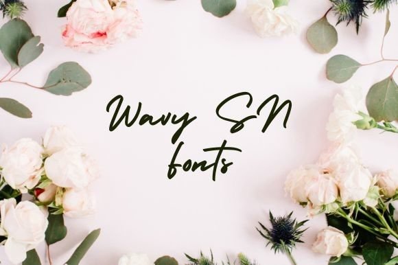 Wavy Sn: The Elegant Script Font for Editorial Design